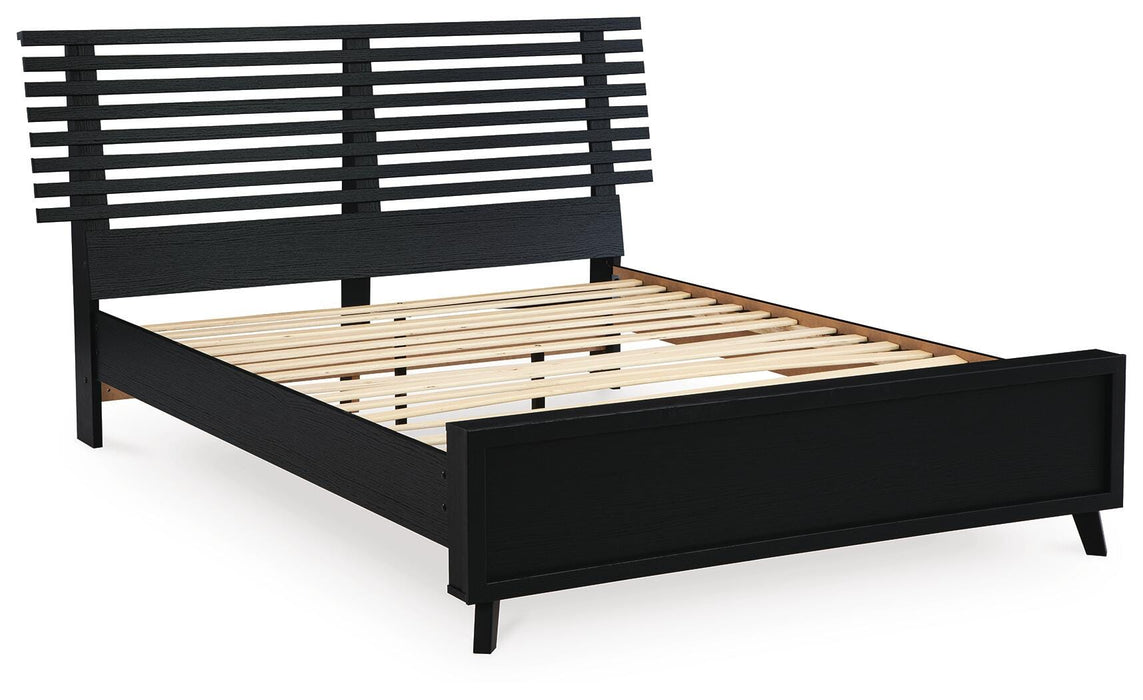 Danziar Queen Slat Bed - Eclectic 79 Furniture Store