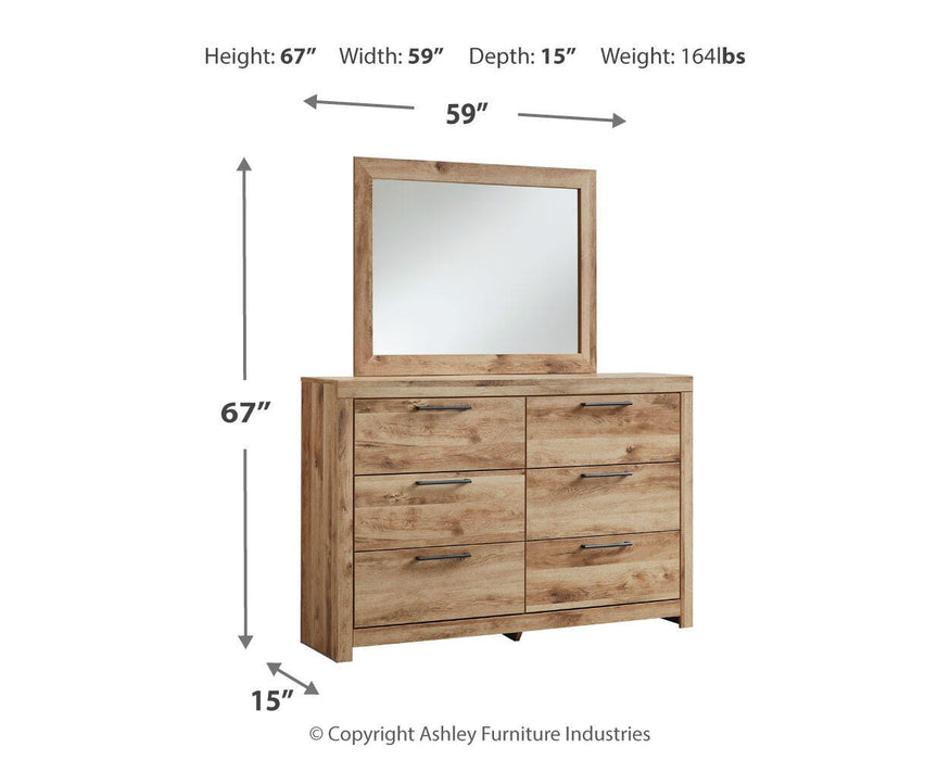 Hyanna Dresser and Mirror - Eclectic 79 Furniture Store