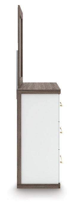 Kendanport Dresser and Mirror - Eclectic 79 Furniture Store