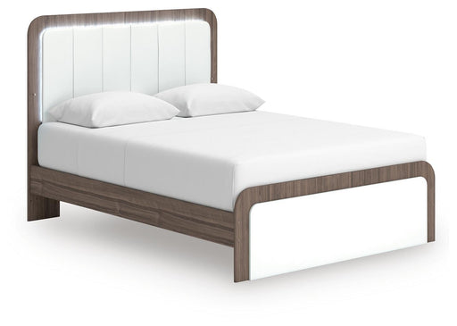 Kendanport Upholstered Bed - Eclectic 79 Furniture Store