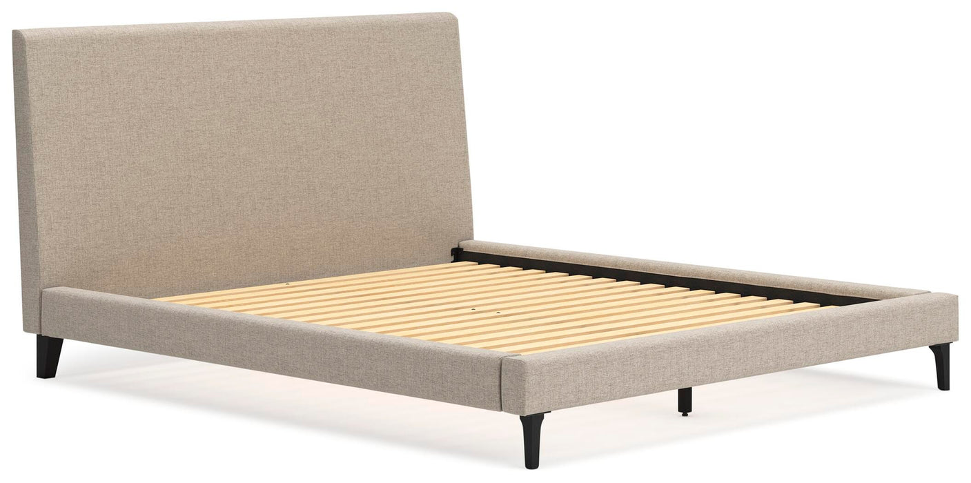 Cielden Upholstered Bed with Roll Slats - Eclectic 79 Furniture Store