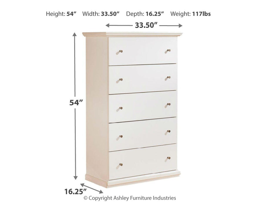 Bostwick Shoals Youth Chest of Drawers - Eclectic 79 Furniture Store
