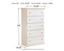 Bostwick Shoals Youth Chest of Drawers - Eclectic 79 Furniture Store