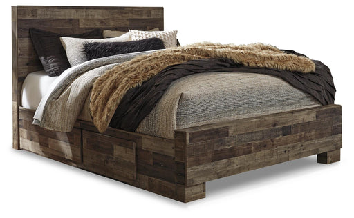 Derekson Bed with 2 Side Storage - Eclectic 79 Furniture Store