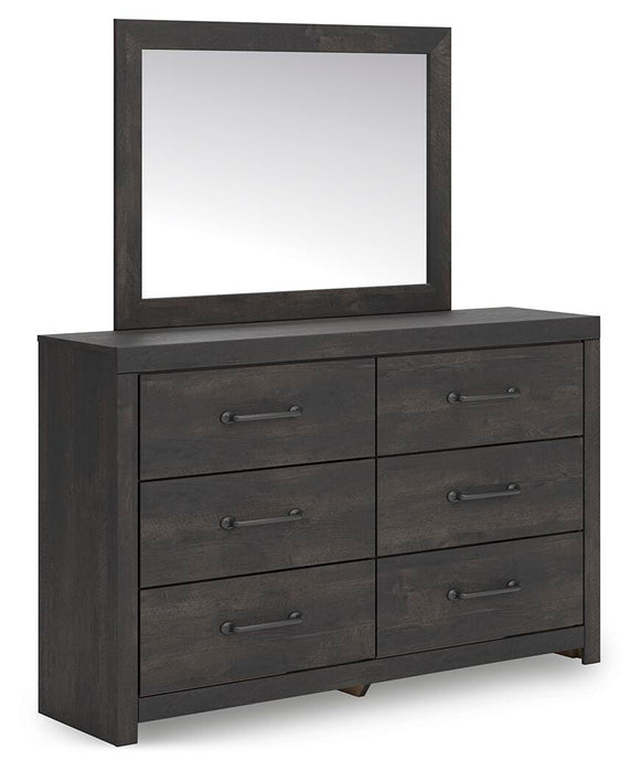 Hollivern Dresser and Mirror - Eclectic 79 Furniture Store