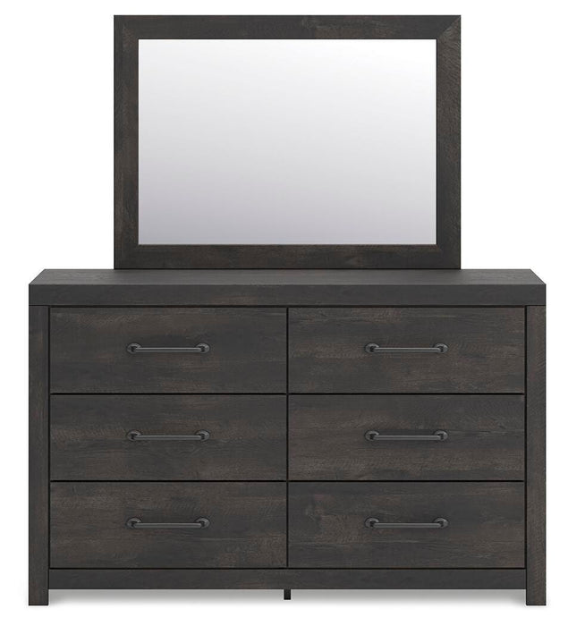 Hollivern Dresser and Mirror - Eclectic 79 Furniture Store