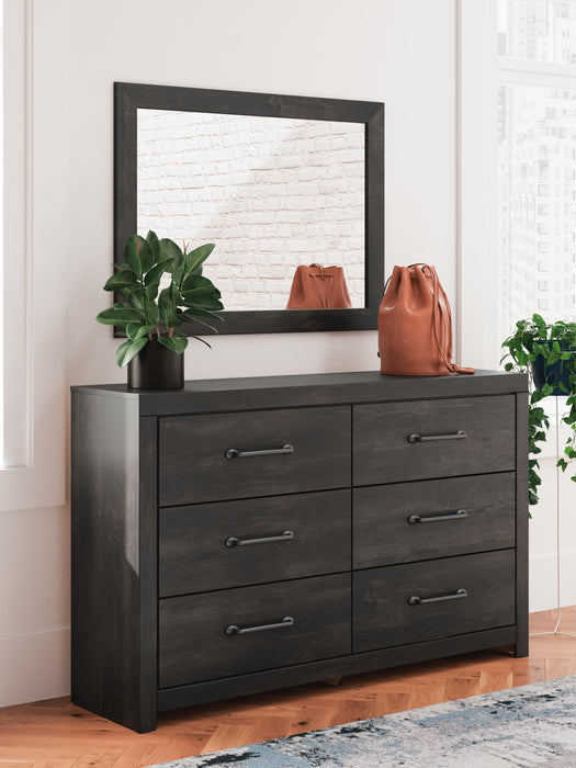 Hollivern Dresser and Mirror - Eclectic 79 Furniture Store