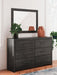 Hollivern Dresser and Mirror - Eclectic 79 Furniture Store