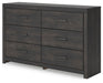 Hollivern Dresser and Mirror - Eclectic 79 Furniture Store