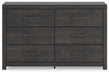 Hollivern Dresser and Mirror - Eclectic 79 Furniture Store