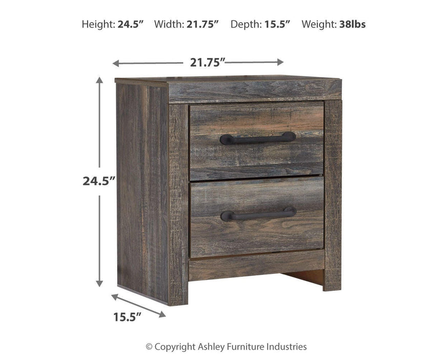 Drystan Nightstand - Eclectic 79 Furniture Store