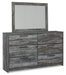 Baystorm Dresser and Mirror - Eclectic 79 Furniture Store