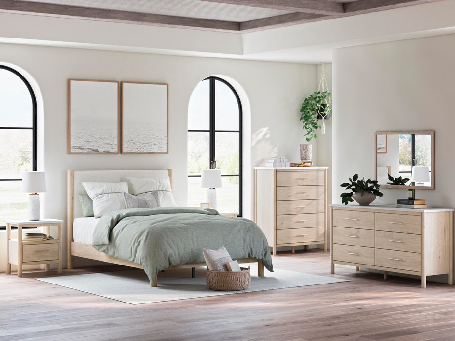 Cadmori Upholstered Bed - Eclectic 79 Furniture Store