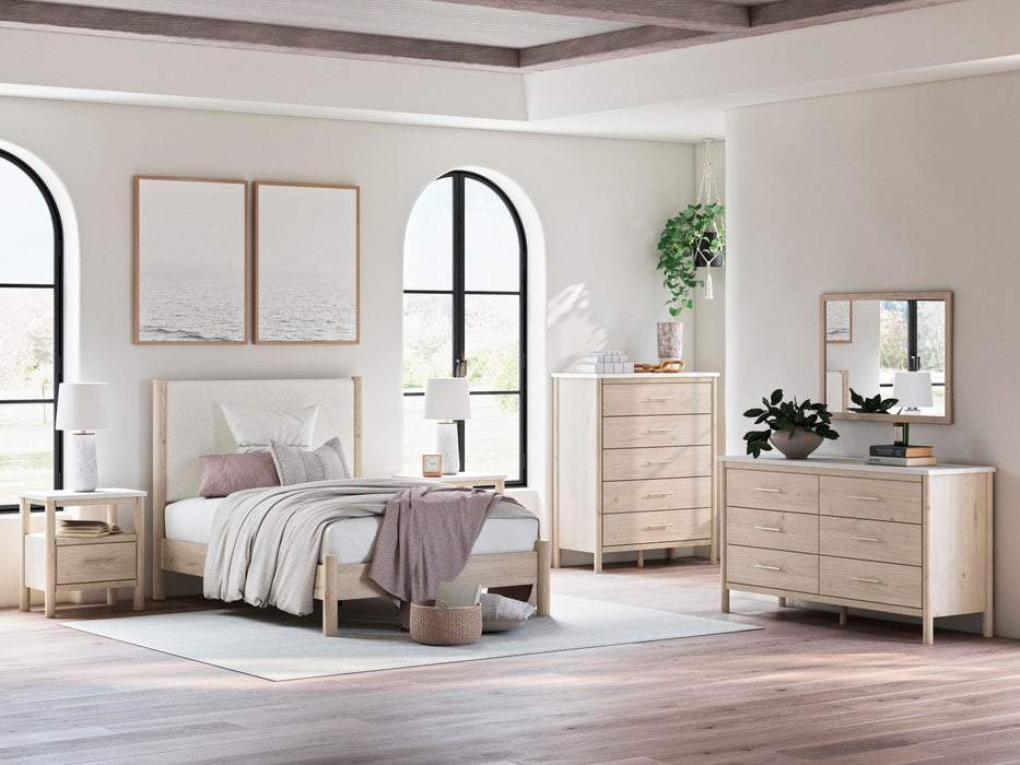 Cadmori Upholstered Bed - Eclectic 79 Furniture Store