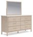 Cadmori Dresser and Mirror - Eclectic 79 Furniture Store