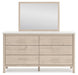 Cadmori Dresser and Mirror - Eclectic 79 Furniture Store