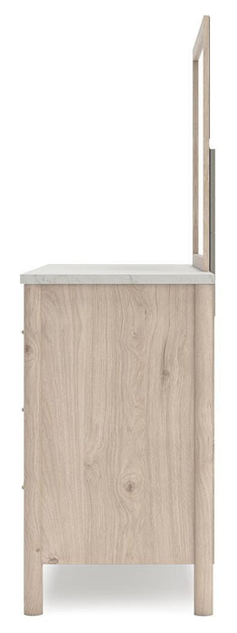 Cadmori Dresser and Mirror - Eclectic 79 Furniture Store