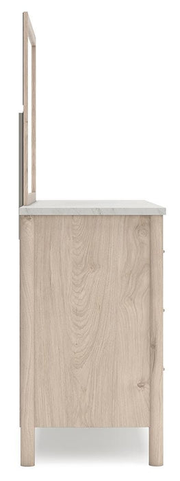 Cadmori Dresser and Mirror - Eclectic 79 Furniture Store