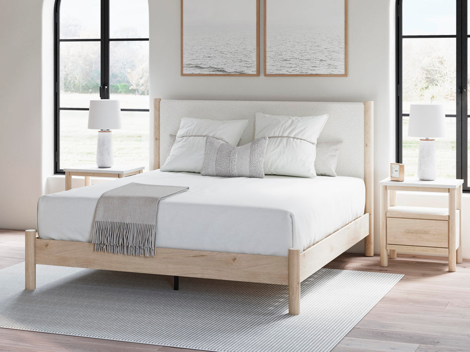 Cadmori Upholstered Bed - Eclectic 79 Furniture Store