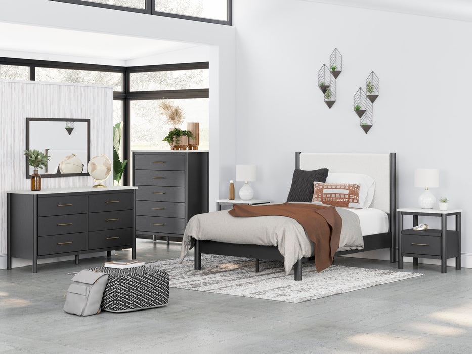 Cadmori Upholstered Bed - Eclectic 79 Furniture Store