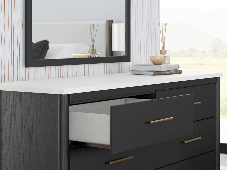 Cadmori Dresser and Mirror - Eclectic 79 Furniture Store