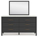 Cadmori Dresser and Mirror - Eclectic 79 Furniture Store