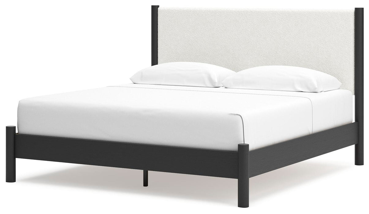 Cadmori Upholstered Bed - Eclectic 79 Furniture Store