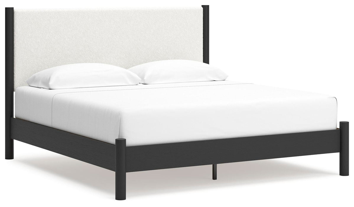 Cadmori Upholstered Bed - Eclectic 79 Furniture Store