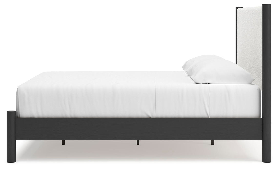 Cadmori Upholstered Bed - Eclectic 79 Furniture Store