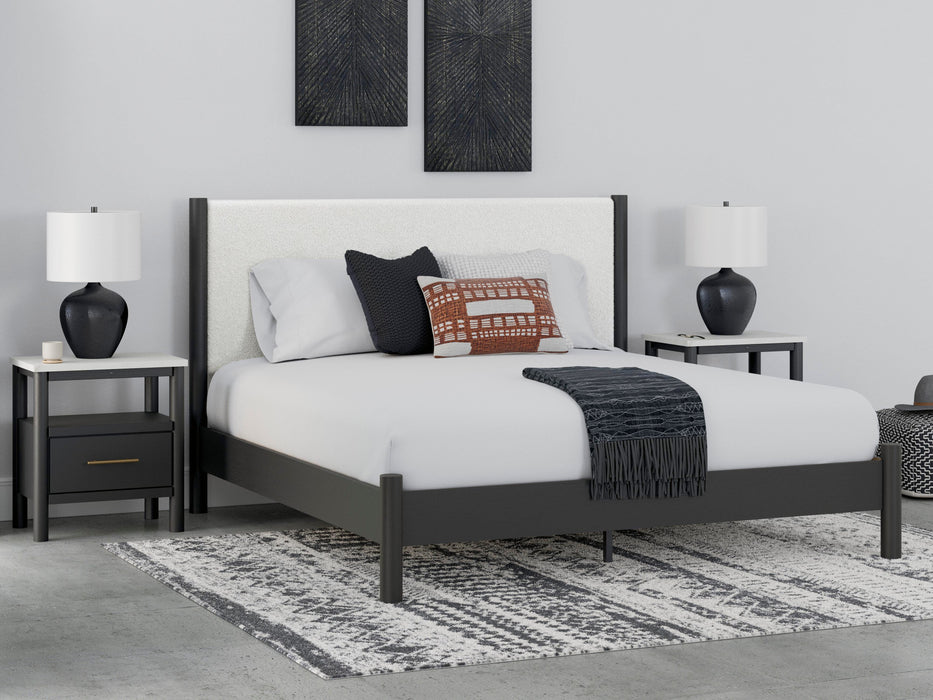Cadmori Upholstered Bed - Eclectic 79 Furniture Store