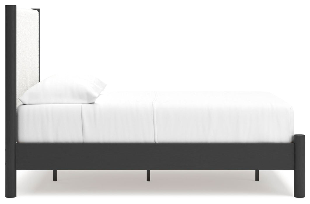 Cadmori Upholstered Bed - Eclectic 79 Furniture Store