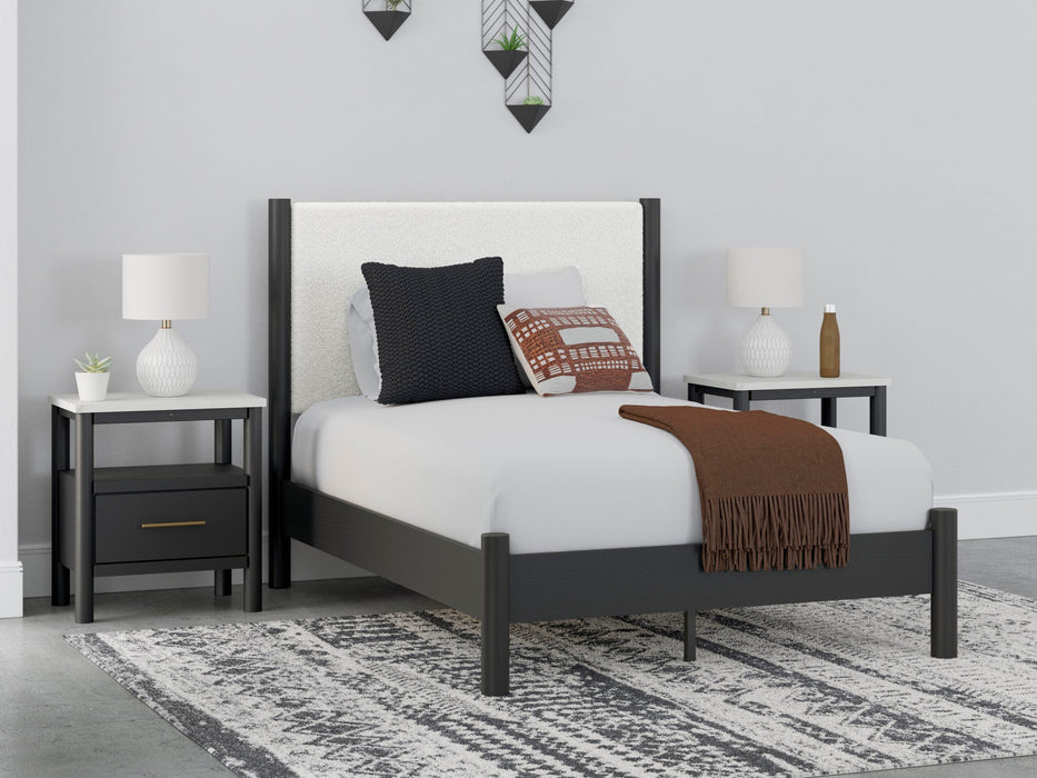 Cadmori Upholstered Bed - Eclectic 79 Furniture Store