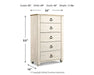 Willowton Chest of Drawers - Eclectic 79 Furniture Store