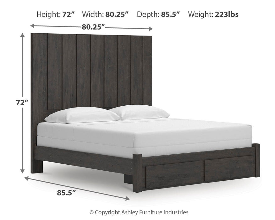 Fraluna Bed - Eclectic 79 Furniture Store