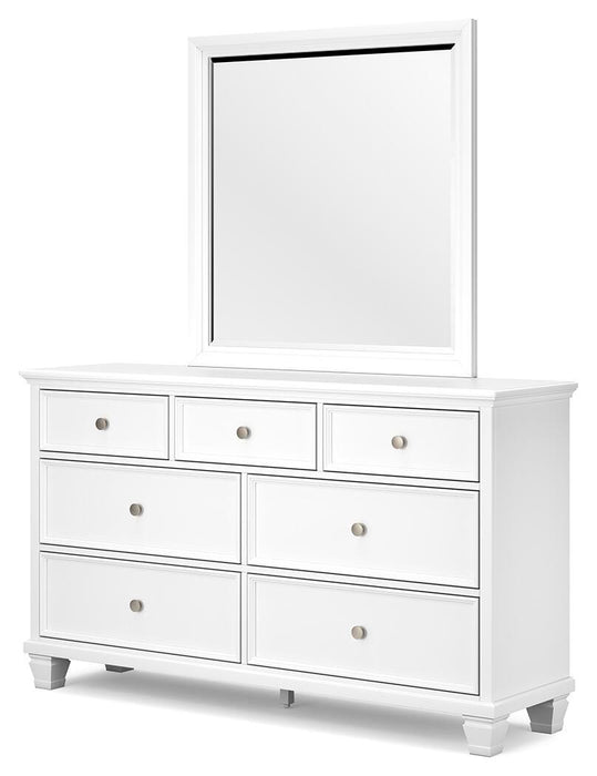 Fortman Dresser and Mirror - Eclectic 79 Furniture Store