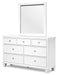 Fortman Dresser and Mirror - Eclectic 79 Furniture Store