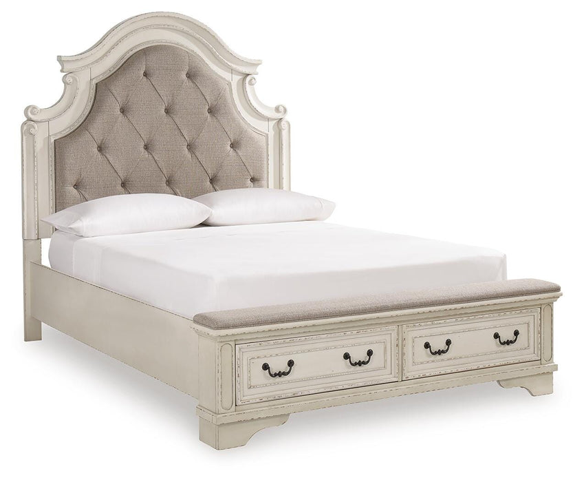 Realyn Upholstered Bed - Eclectic 79 Furniture Store