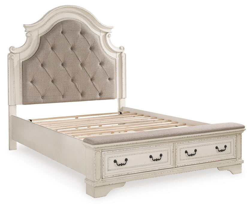 Realyn Upholstered Bed - Eclectic 79 Furniture Store