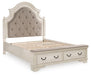 Realyn Upholstered Bed - Eclectic 79 Furniture Store