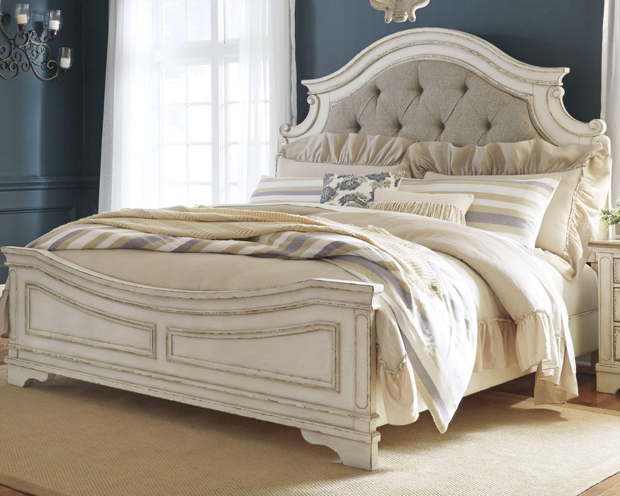 Realyn Upholstered Bed - Eclectic 79 Furniture Store