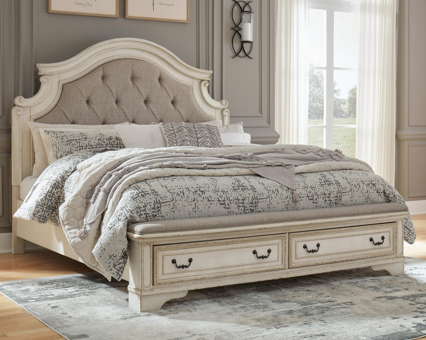 Realyn Upholstered Bed - Eclectic 79 Furniture Store