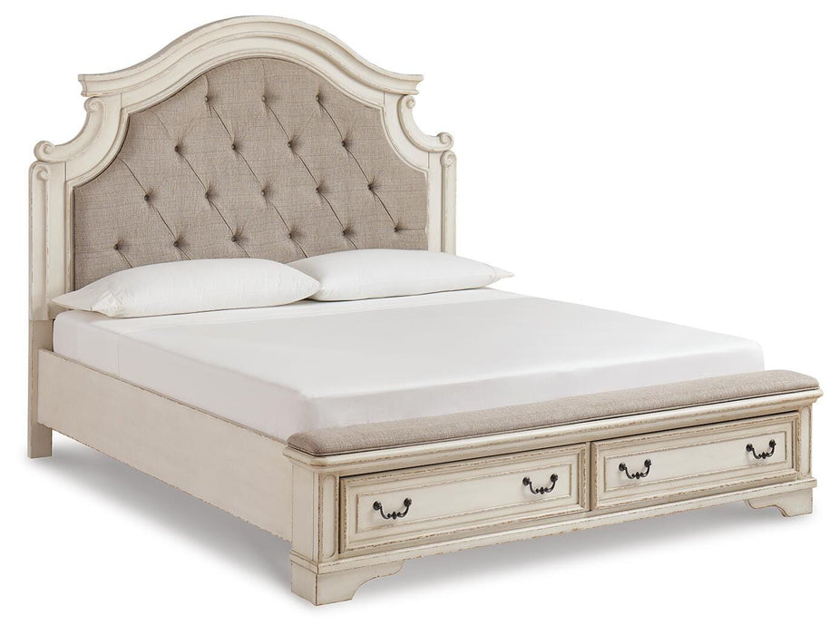 Realyn Upholstered Bed - Eclectic 79 Furniture Store