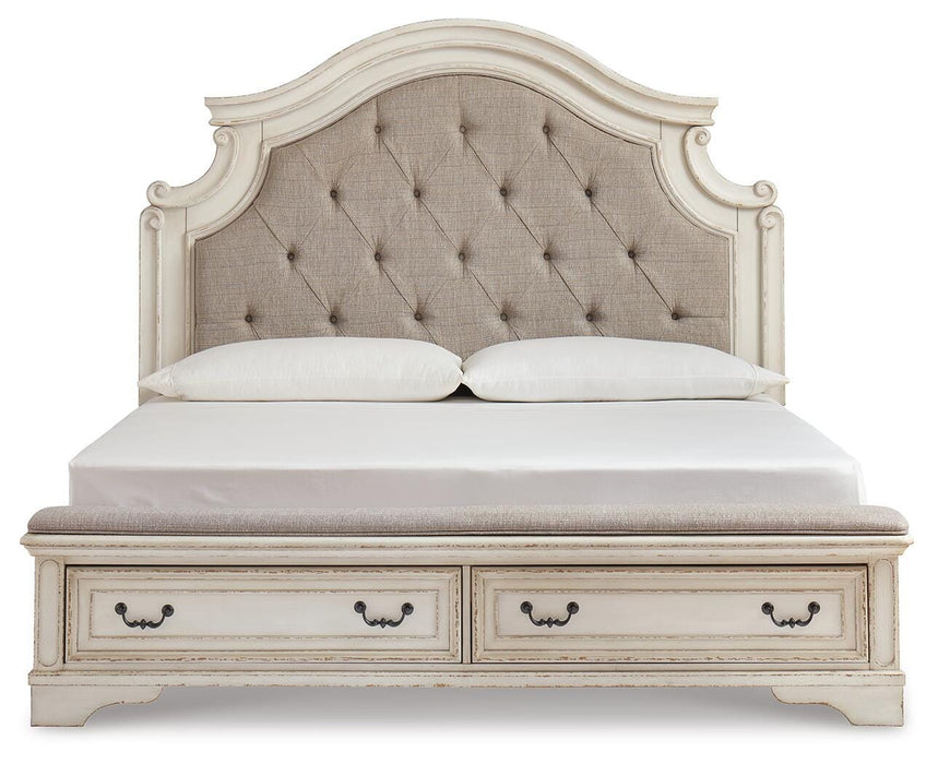 Realyn Upholstered Bed - Eclectic 79 Furniture Store