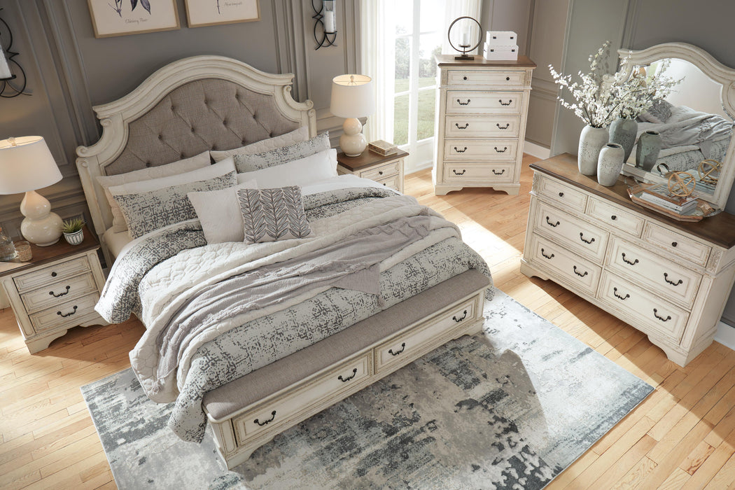 Realyn Upholstered Bed - Eclectic 79 Furniture Store