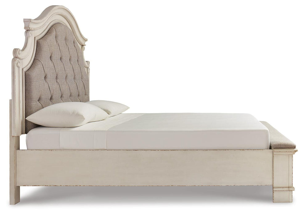 Realyn Upholstered Bed - Eclectic 79 Furniture Store