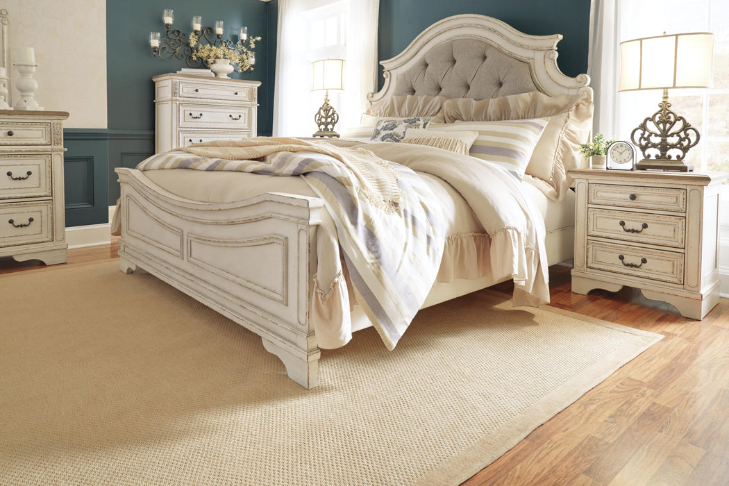 Realyn Upholstered Bed - Eclectic 79 Furniture Store