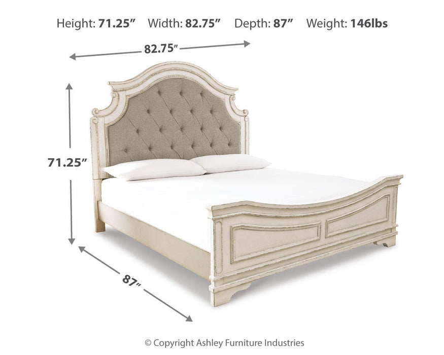 Realyn Upholstered Bed - Eclectic 79 Furniture Store