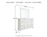 Kanwyn Dresser and Mirror - Eclectic 79 Furniture Store