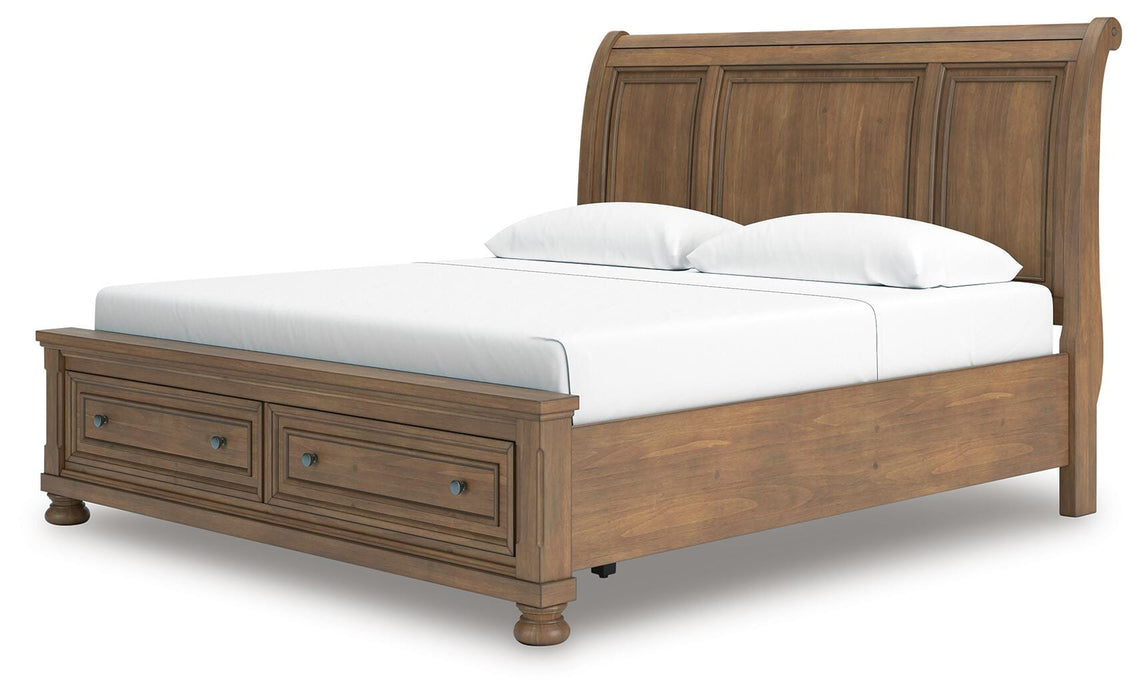 Feddinger Panel Storage Bed - Eclectic 79 Furniture Store