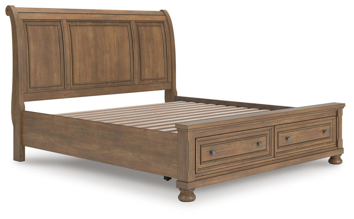 Feddinger Panel Storage Bed - Eclectic 79 Furniture Store